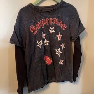Long sleeve vintage Superman shirt